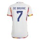 Seconda Maglia Belgio Mondiali 2022 De Bruyne 7